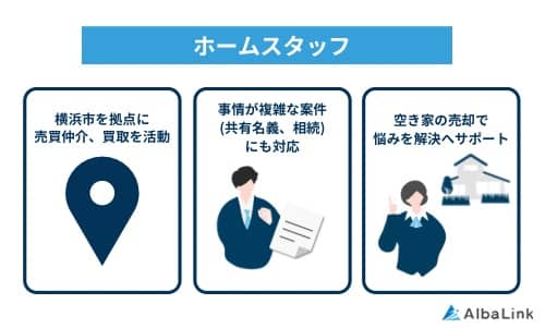 ホームスタッフの特徴