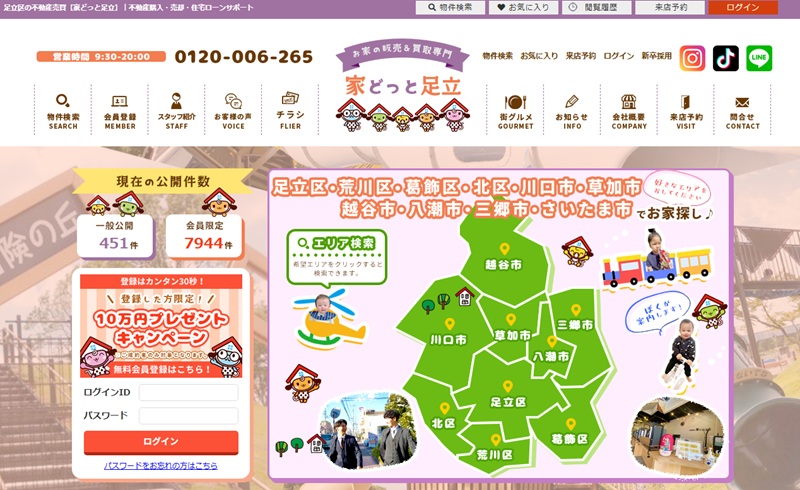 家どっと足立