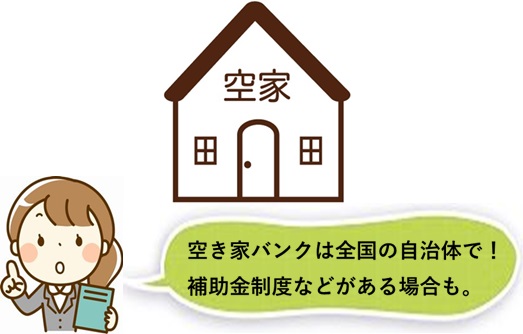 空き家バンクには補助金制度も